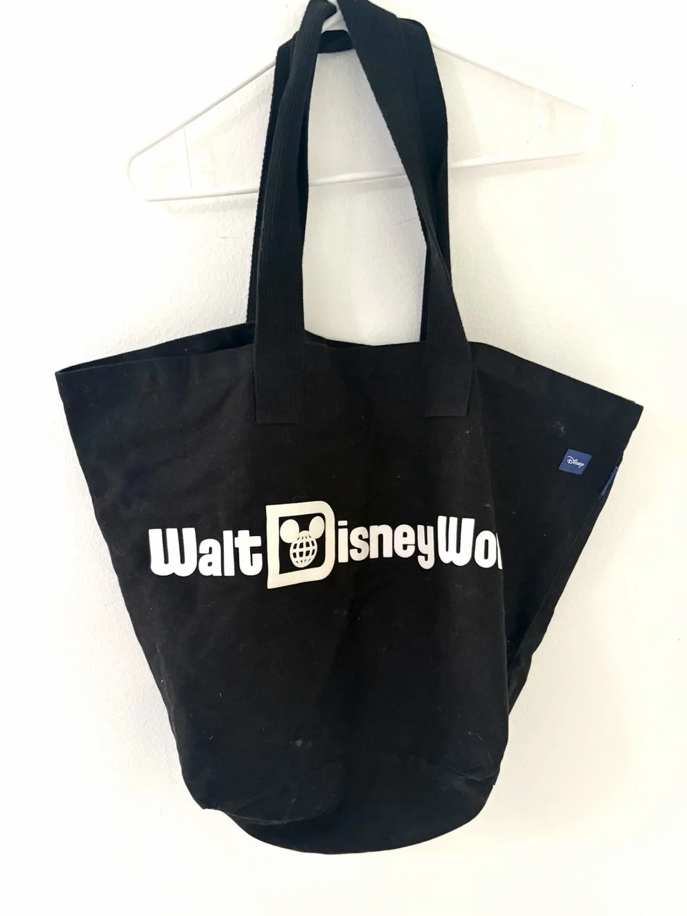 Walt Disney World Spirit Jersey Black Canvas Tote Bag